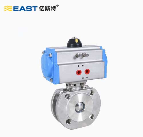  E302不銹鋼氣動球閥（對夾）